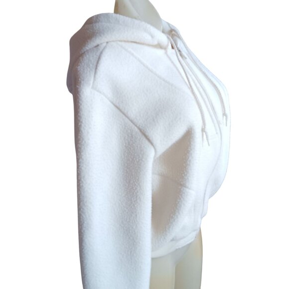 Vintage Women's Hoody Fleece Jacket Hooded Zip-Up Polar Club 1990's - Picture 3 of 5